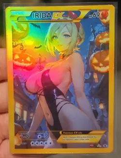 Irida - Anime - Waifu - Pokemon - Trainer - DIY - Full Art - Sticker - Image 3
