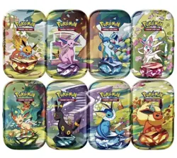 Pokemon TCG Prismatic Evolutions Random Mini Tin Sealed. Price Is For Each Tin - Image 1