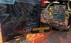 New - Pokemon Mega Evolution Phantasmal Flames ETB and 3-Pack Blister FREE SHIP - Image 1