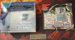 New - Pokemon Mega Evolution Phantasmal Flames ETB and 3-Pack Blister FREE SHIP - Image 3