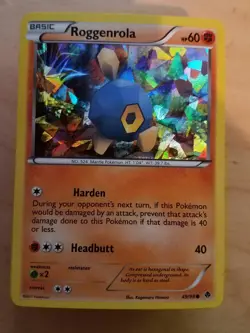 Pokemon Emerging Powers Roggenrola 49/98 Shattered Holo Near Mint Fast Shipping! - Image 1