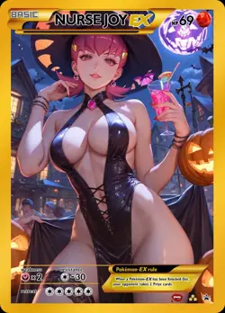 Nurse Joy - Anime - Waifu - Pokemon - Trainer - DIY - Full Art - Sticker - Image 1