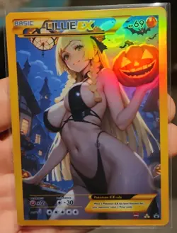 Lillie - Anime - Waifu - Pokemon - Trainer - DIY - Full Art - Sticker - Image 3