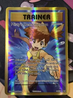 Pokemon TCG Misty's Determination Full Art 108/108 XY Evolutions NM - Image 1
