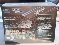 Pokemon TCG Pokemon Center Crown Zenith Elite Trainer Box ETB Factory Sealed - Image 2