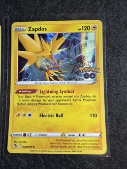 Zapdos Moltres Articuno - Pokemon Go - LEGENDARY BIRDS - HOLO - 3 Card Set - NM - Image 4