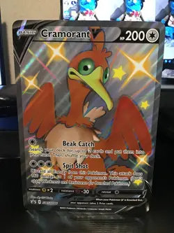 Cramorant V SWSH086 Jumbo Pokemon Black Star Promo - Image 1