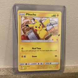 PIKACHU #25/25 (NON-HOLO) 25TH ANNIVERSARY MCDONALD'S PROMO 2021 POKEMON TCG - Image 1