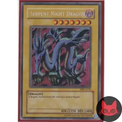 Yugioh Serpent Night Dragon MRL-E130 Secret Rare LP - Image 1
