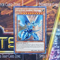 1x Blue-Eyes Shining Dragon - Secret Rare - LCKC-EN008 - 1st Ed - LP - Image 1