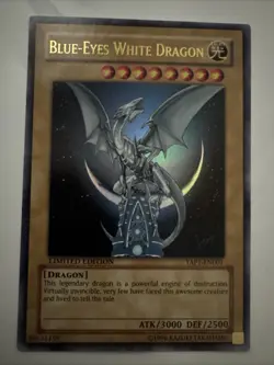 Yugioh Blue-Eyes White Dragon YAP1-EN001 Ultra Rare Limited Edition - Image 1