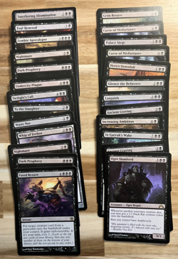 MTG Black 25 rare card lot no duplicates - Image 2