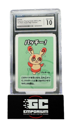 Spinda Pokemon Playing Cards 2023 JPN Old Maid: Super High Tension CGC 10 - Image 1