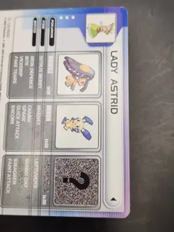 2003 Pokemon - Lady Astrid 129-8002 Pokemon Battle E-Reader Card - Image 4