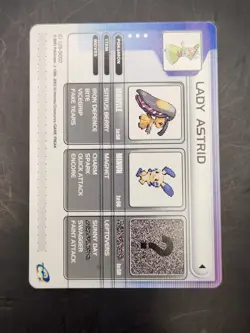 2003 Pokemon - Lady Astrid 129-8002 Pokemon Battle E-Reader Card - Image 5