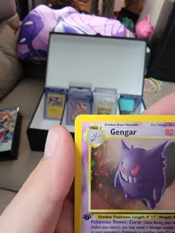 Pokemon TCG Gengar 1st Edition Holo Fossil Card 5/62 LP-NM - Image 4