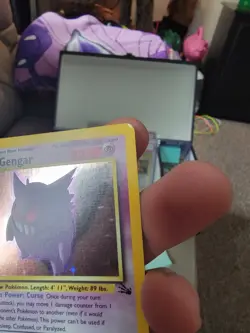 Pokemon TCG Gengar 1st Edition Holo Fossil Card 5/62 LP-NM - Image 5