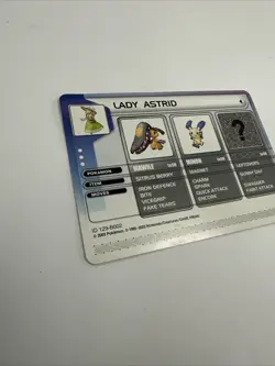 Pokemon, Lady Astrid, Battle E-Reader Card, 2003 Ruby Sapphire, LP/Mint - Image 2