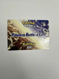 Pokemon, Lady Astrid, Battle E-Reader Card, 2003 Ruby Sapphire, LP/Mint - Image 4
