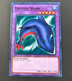 Yu-Gi-Oh! Metal Raiders Deepsea Shark Common Card MRD-EN038 NM - Image 1