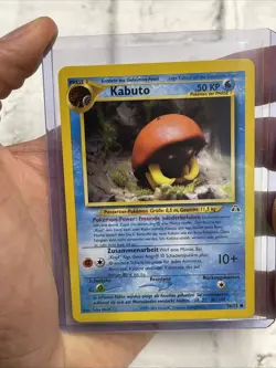 Pokemon Kabuto 56/75 Neo Discovery German Pokemon Common Vintage NM/MT Card TCG - Image 1