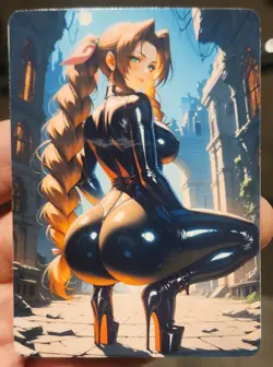 Aerith - Final Fantasy - Goddess - DIY - Full Art - Glossy - Photo Art Card - Image 2