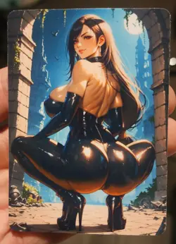 Tifa - Final Fantasy - Goddess - DIY - Full Art - Glossy - Photo Art Card - Image 2
