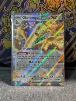 Pokemon Card TCG - Gholdengo EX 139/182 - Paradox Rift - Double Rare - NM ? - Image 1