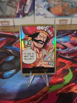 One Piece Gol.D.Roger Gold DON!! Card (OP-13) English - Image 1