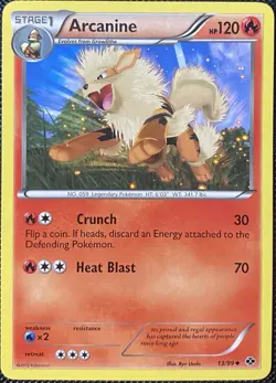 Arcanine 13/99 Next Destinies Regular - Pokemon Card - Image 1