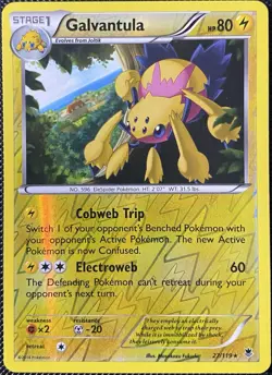 Galvantula 27/119 XY - Phantom Forces Reverse Holo - Pokemon Card - Image 1