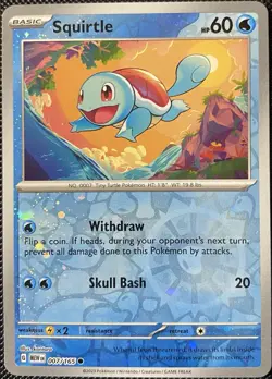 Squirtle - (Reverse Cosmos Holo) (Costco Exclusive) 007/165 Pokemon Card - Image 1