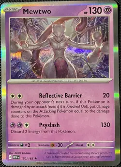 Mewtwo 150/165 Sv: Scarlet & Violet 151 Holo - Pokemon Card - Image 1