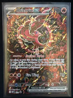 Oricorio EX 024 Phantasmal Flames UPC Promo 2025 Pokemon TCG Card - Image 1
