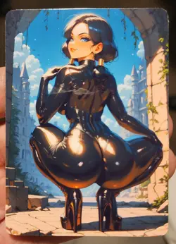Videl - Dragon Ball - Waifu - Goddess - DIY - Full Art - Glossy - Photo Art Card - Image 1