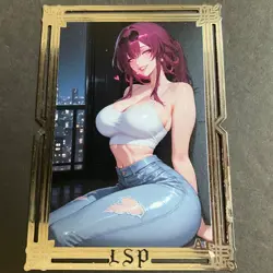 Goddess Story Gold METAL Card - Serial Number #/200! Double Sided Kafka Bikini - Image 2
