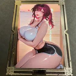 Goddess Story Gold METAL Card - Serial Number #/200! Double Sided Kafka Bikini - Image 5