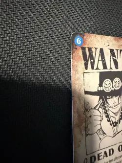 Portgas.D.Ace [Wanted] OP13-119 SEC One Piece Trading Card Game error misprint - Image 4