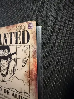 Portgas.D.Ace [Wanted] OP13-119 SEC One Piece Trading Card Game error misprint - Image 5