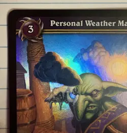 World of Warcraft TCG - Personal Weather Maker Loot Card - Unscratched - Image 3