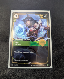 Riftbound Ahri FOIL Convention Exclusive Promo Card League of Legends TCG NM - Image 2