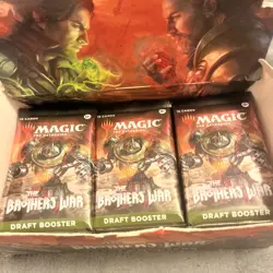 Magic The Gathering The Brothers War Draft Booster x 20 Packs Brand New - Image 1