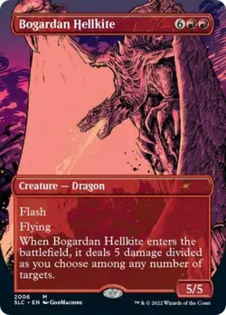 Bogardan Hellkite (Borderless) - Light Play MTG - Image 1