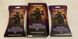 Magic The Gathering Modern Horizons II Draft Boosters Lot: 1X 3-pack & 2X Single - Image 1