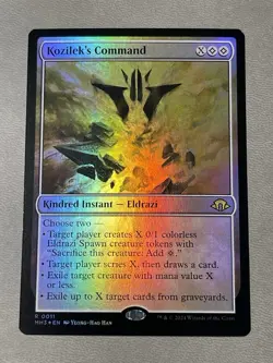 MTG Kozilek's Command - Foil NM-Mint Modern Horizons 3 - Image 1