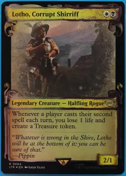 Lotho, Corrupt Shirriff (Scroll Showcase 664) FOIL The Lord of the Rings: Tales - Image 1