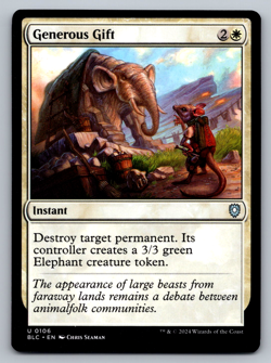 Generous Gift U 0106 Bloomburrow Regular - Image 1