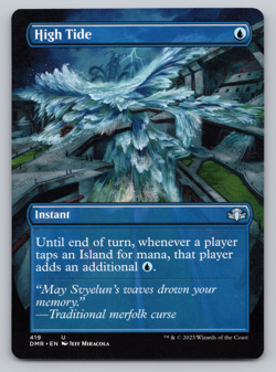 High Tide Borderless - Dominaria Remastered - MTG - Image 1