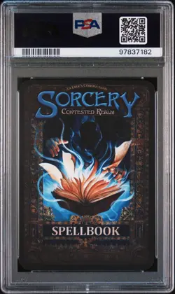 2023 Sorcery Contested Realm ALPHA Unique Death Dealer PSA 9 #7182 - Image 2