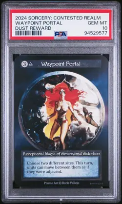 2024 Sorcery Contested Realm Dust Reward Waypoint Portal PSA 10 #9577 - Image 1